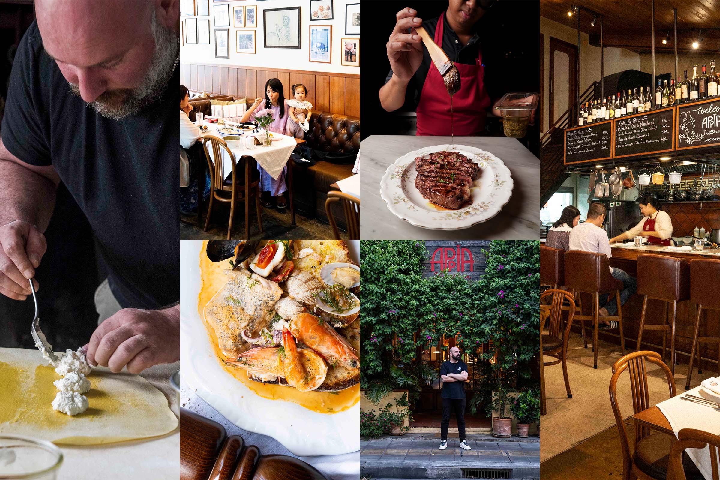 Appia Trattoria — chef, fresh pasta, dining room, and storefront